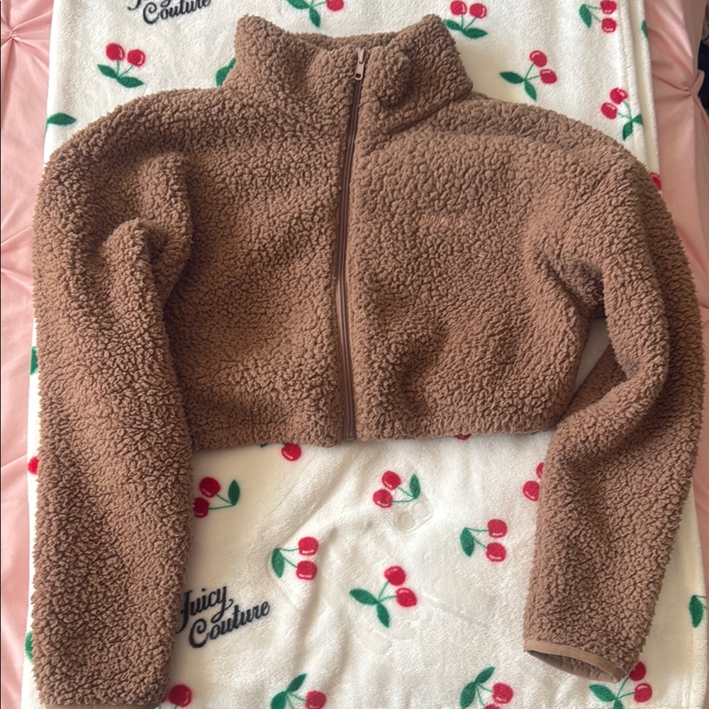 SKIMS TEDDY CROPPED JACKET 😩🥰